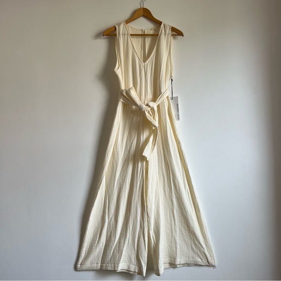 Whimsy + Row Westly Jumpsuit in Ivory - Picture 3 of 16